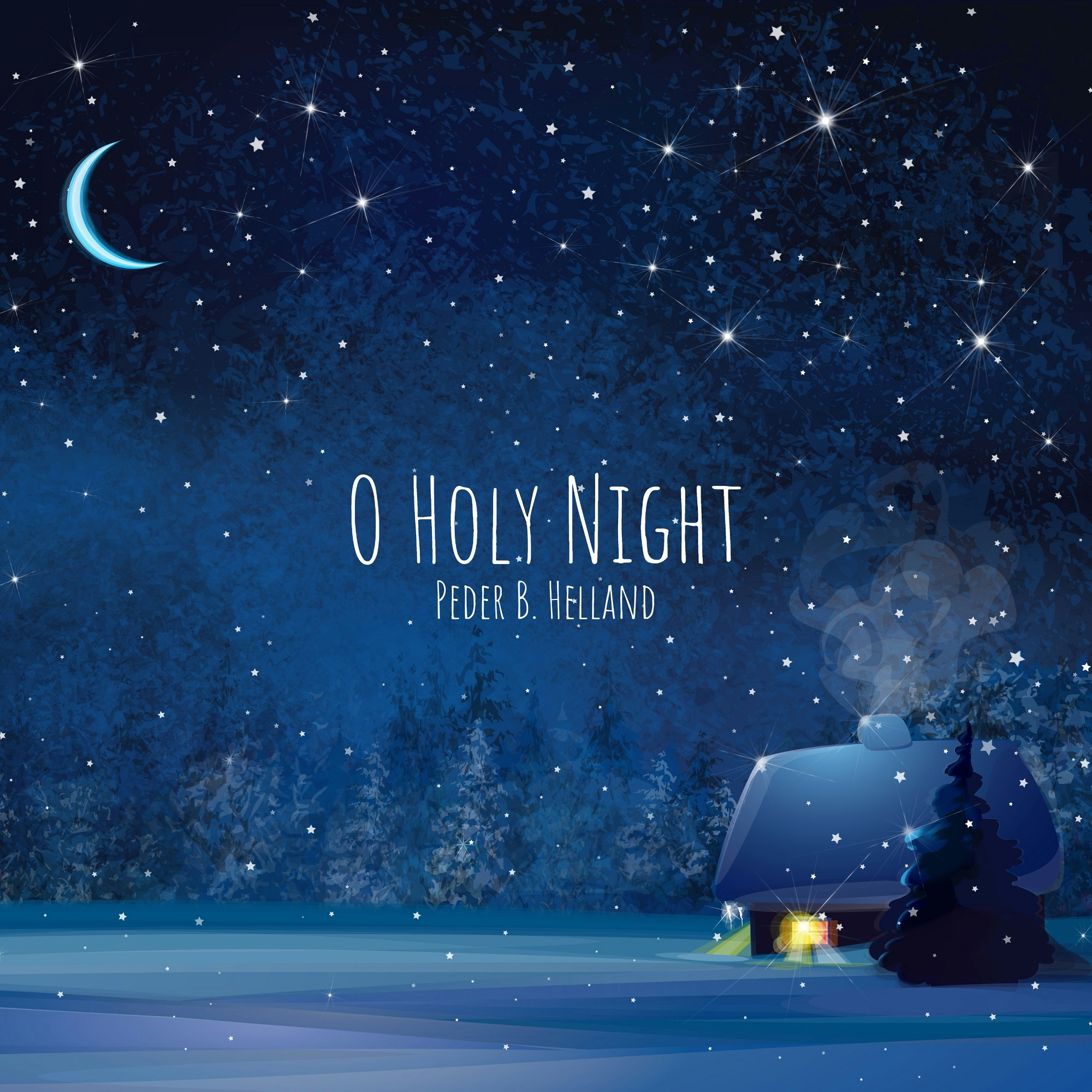 Cover art for the album O Holy Night by Peder B. Helland
