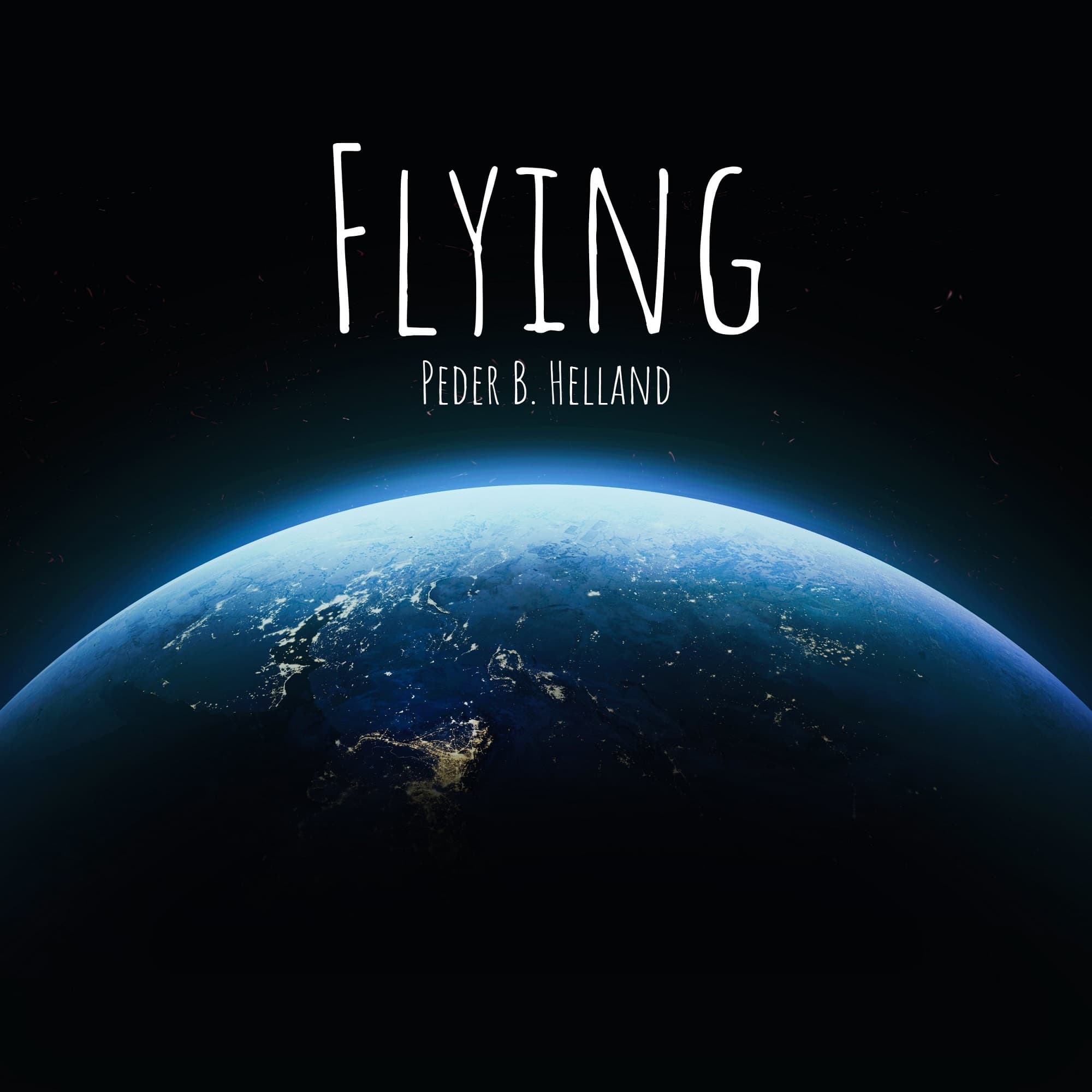 Coverfoto for albumet Flying av Peder B. Helland